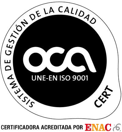 Certificado de calidad UNE-EN ISO 9001 ENAC. Azira Suministros Eléctricos